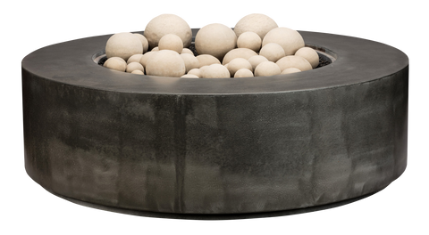 Block Infinity Precast Concrete Fire Pit by Diamond Fire Glass