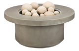 Capped Infinity Precast Concrete Fire Pit Table