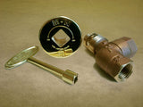 Manual Angled Polished Brass Ball Valve
