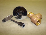 Manual Angled Pewter Ball Valve