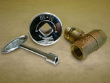 Manual Straight Polished Chrome Ball Valve