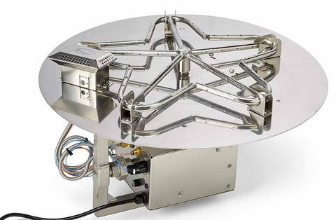 42 Inch Round Electronic Ignition Circular Fire Pit Ring Insert