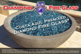 Costa Azul Premixed Fireplace Glass