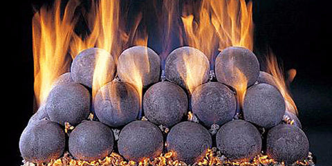 Fire Balls - Ceramic 4" Diameter - 38 Piece Set
