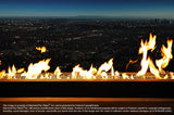 Bali Blue Reflective Crystal Fireplace Glass