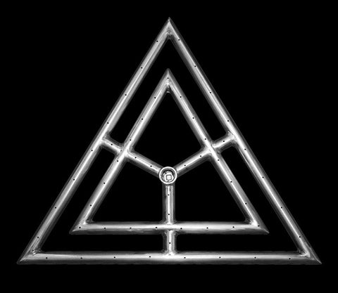 Stainless Steel Triangle Fire Rings - 18 Inch